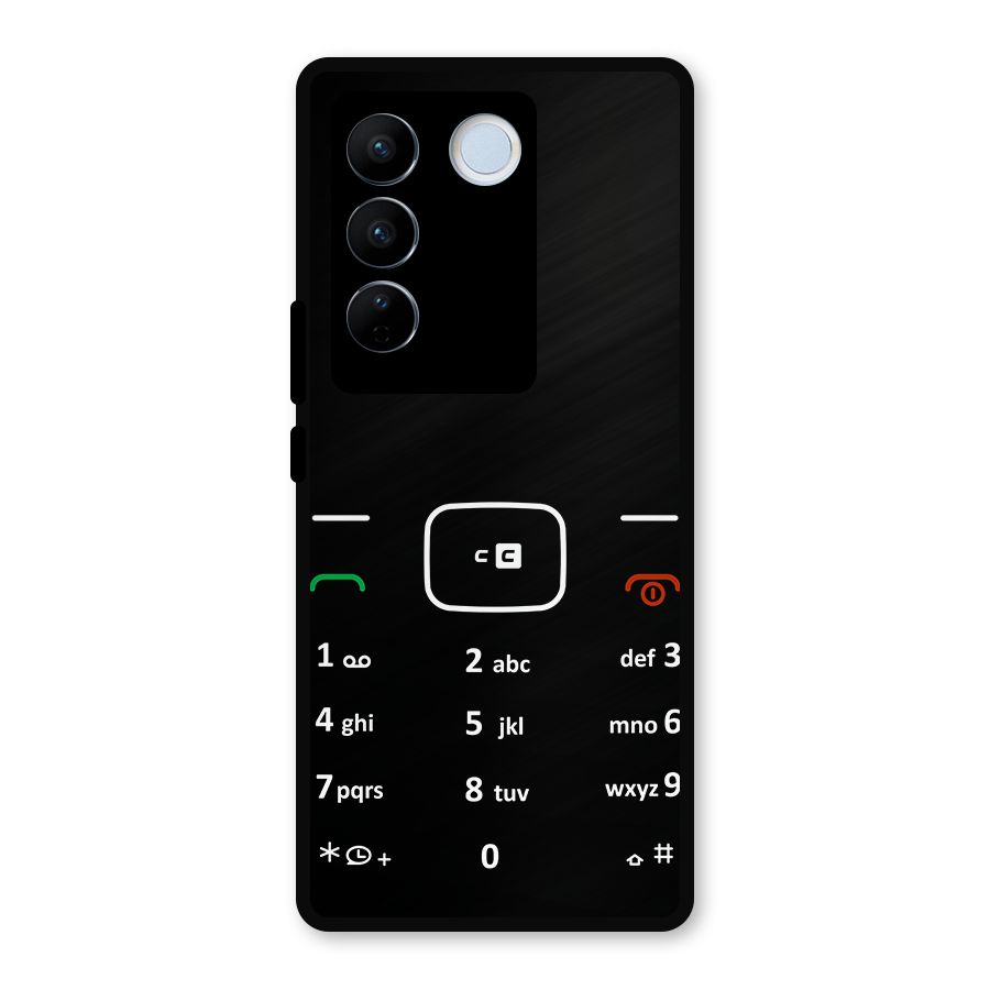 Vintage Smart Phone Metal Back Case for Vivo V27