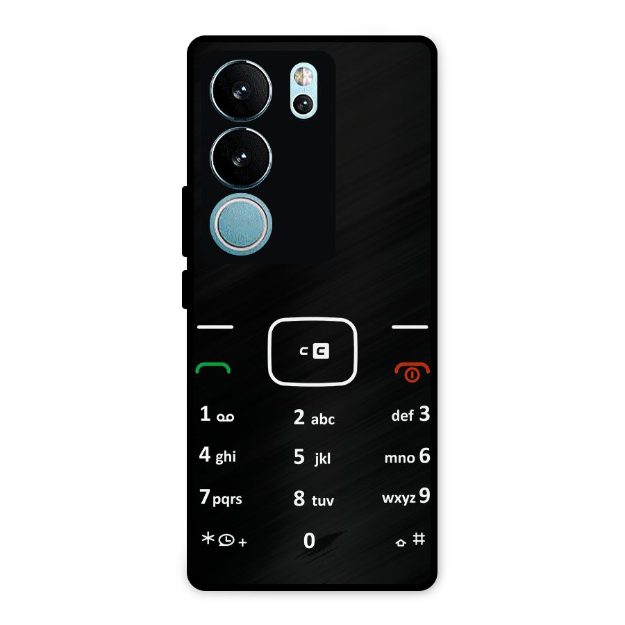 Vintage Smart Phone Metal Back Case for Vivo V29 Pro