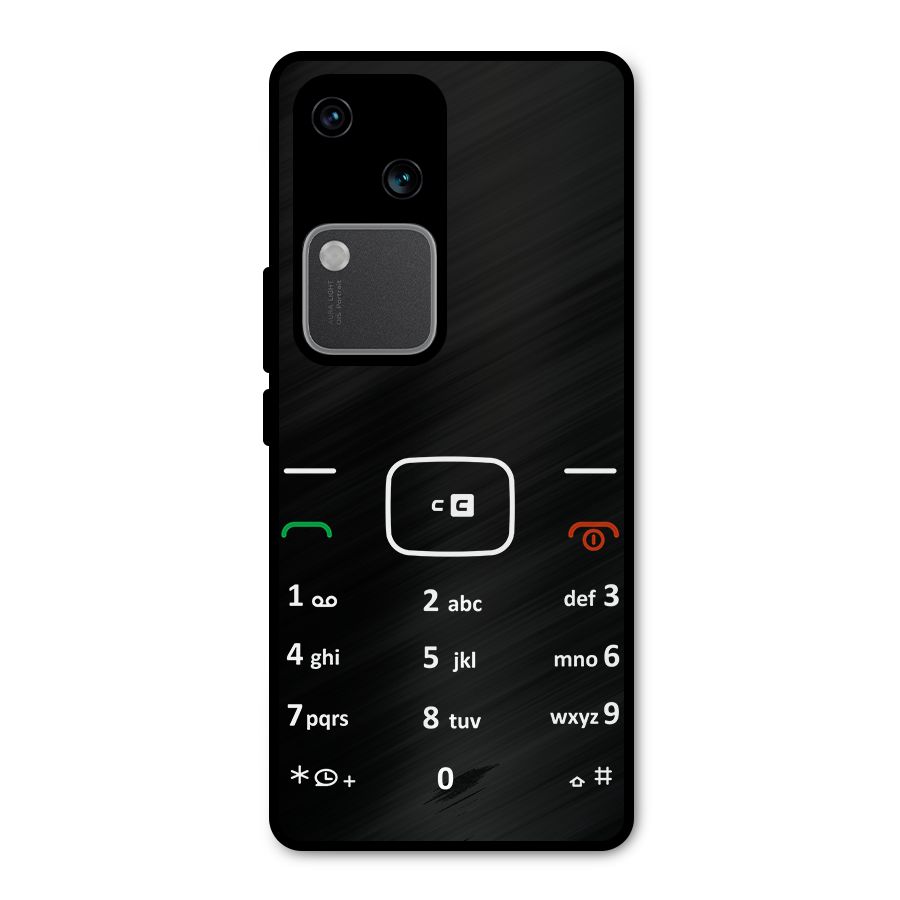 Vintage Smart Phone Metal Back Case for Vivo V30