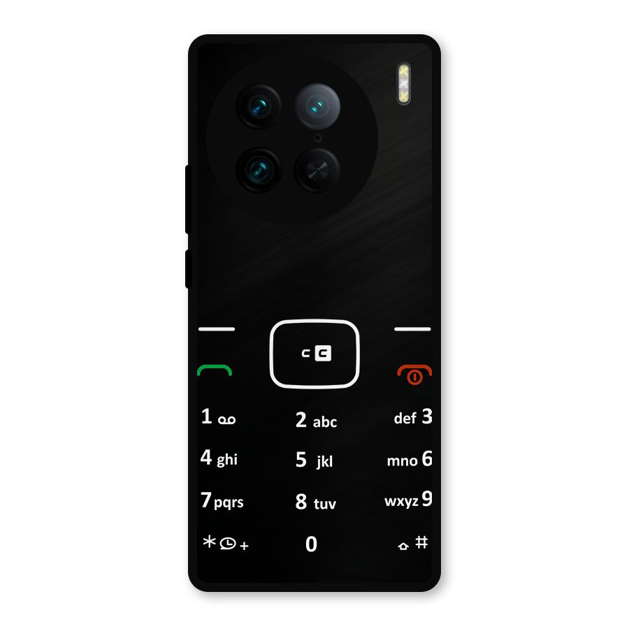 Vintage Smart Phone Metal Back Case for Vivo X90 Pro