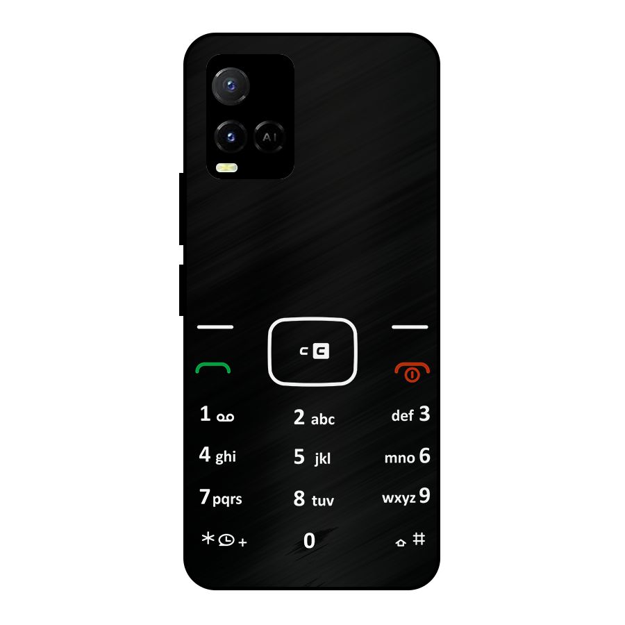 Vintage Smart Phone Metal Back Case for Vivo Y21G
