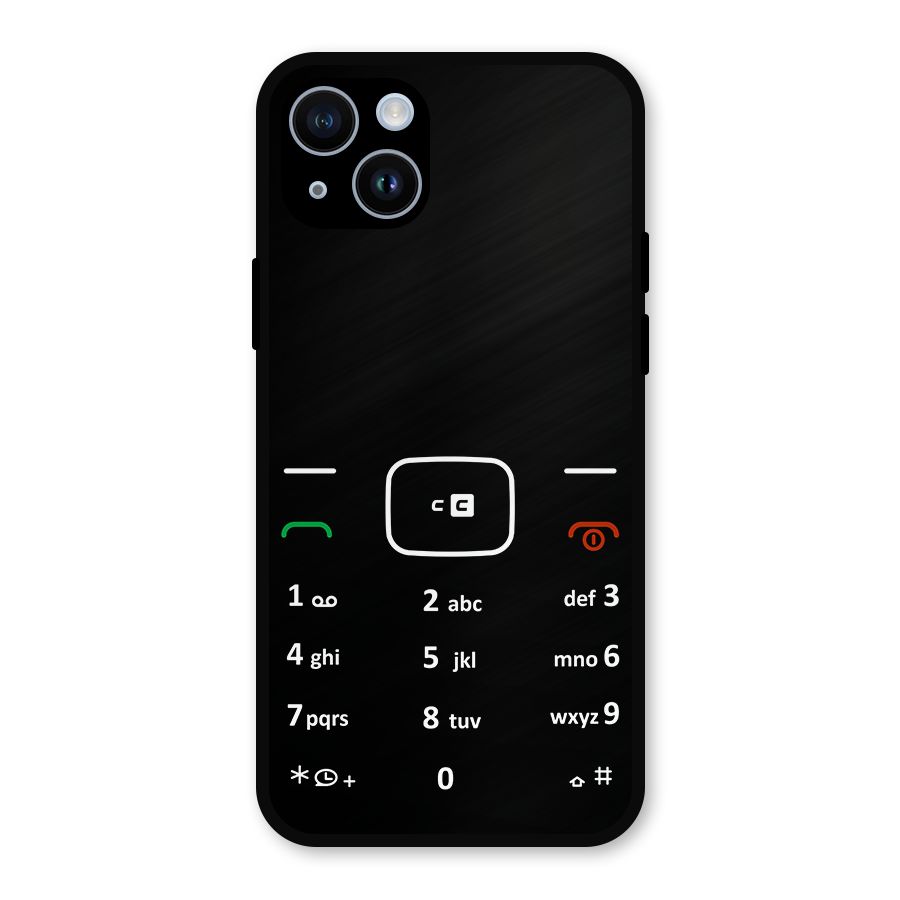 Vintage Smart Phone Metal Back Case for iPhone 14