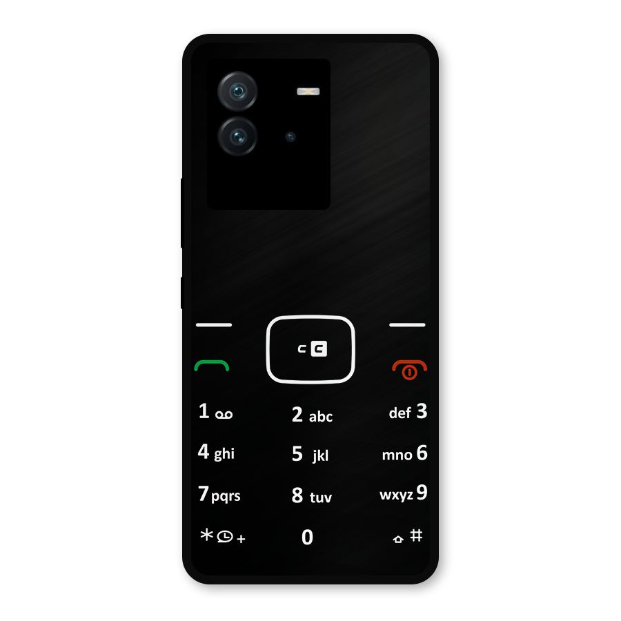 Vintage Smart Phone Metal Back Case for iQOO Neo 6 5G