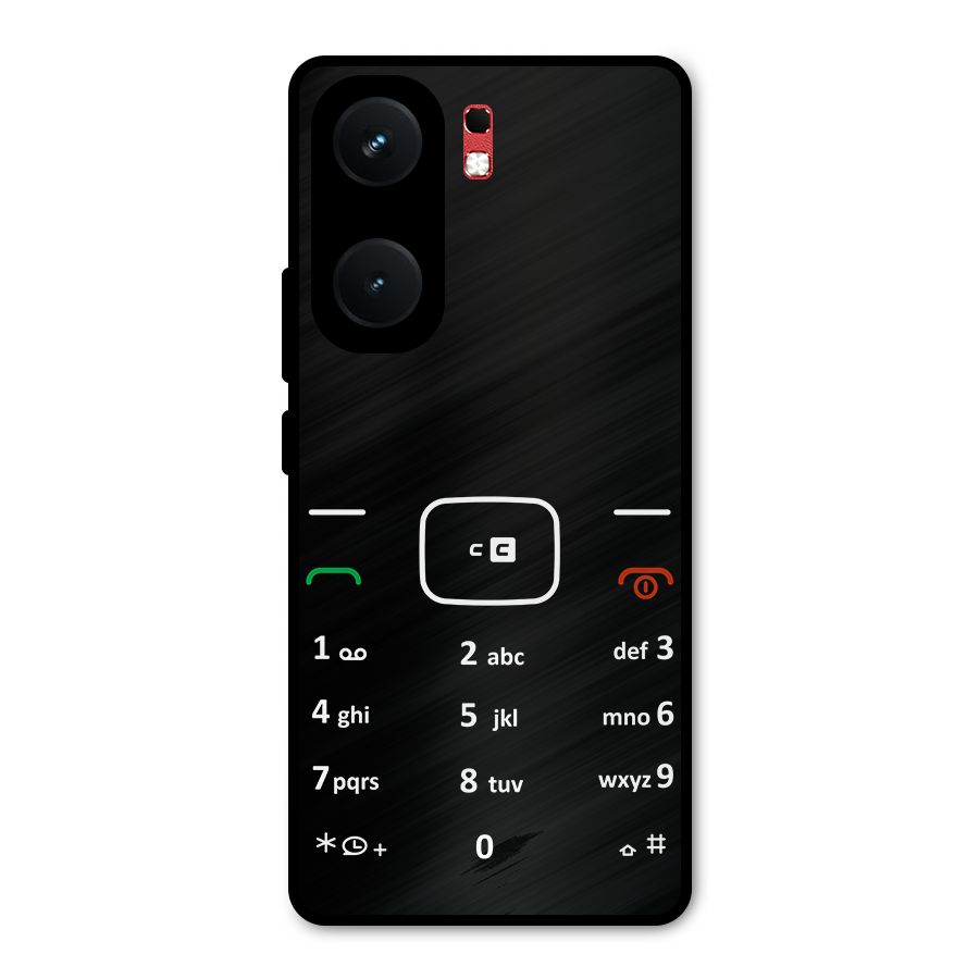 Vintage Smart Phone Metal Back Case for iQOO Neo 9 Pro