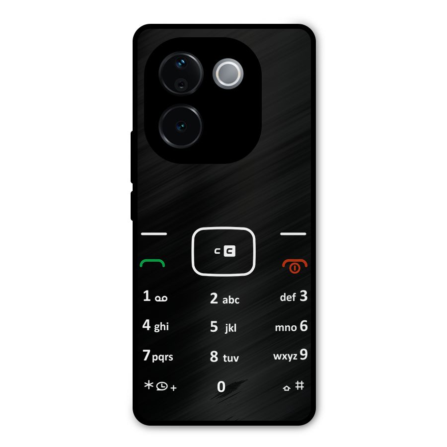 Vintage Smart Phone Metal Back Case for iQOO Z9s Pro