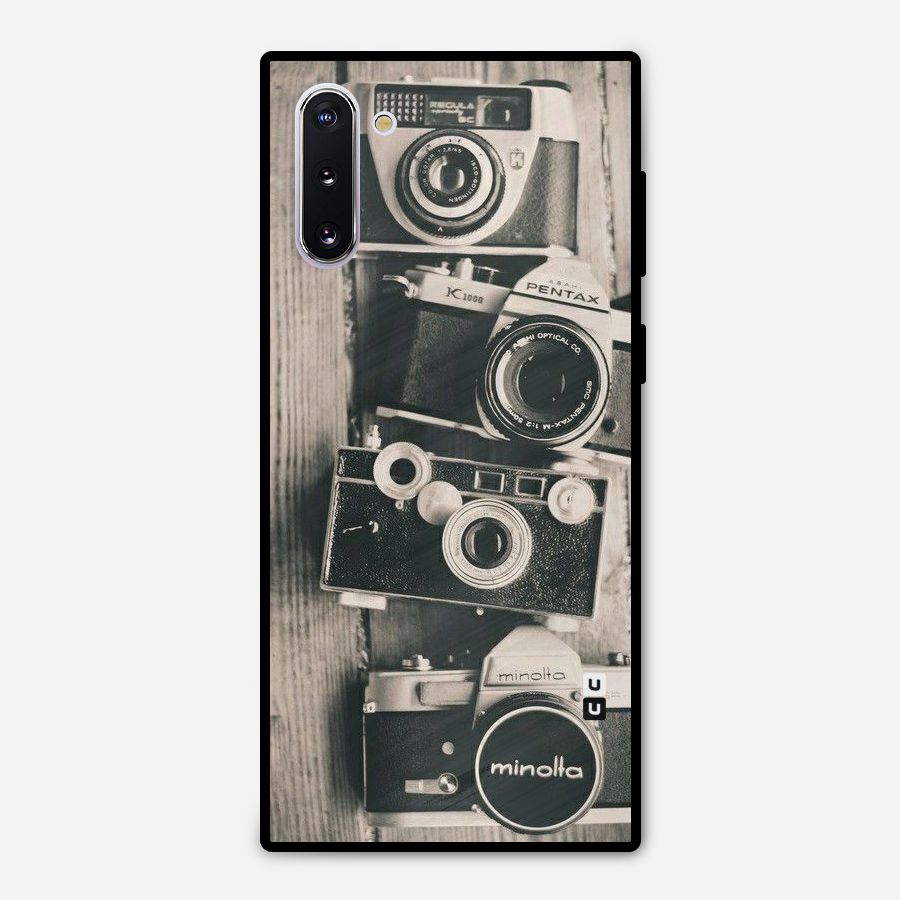Vintage Style Shutter Metal Back Case for Galaxy Note 10