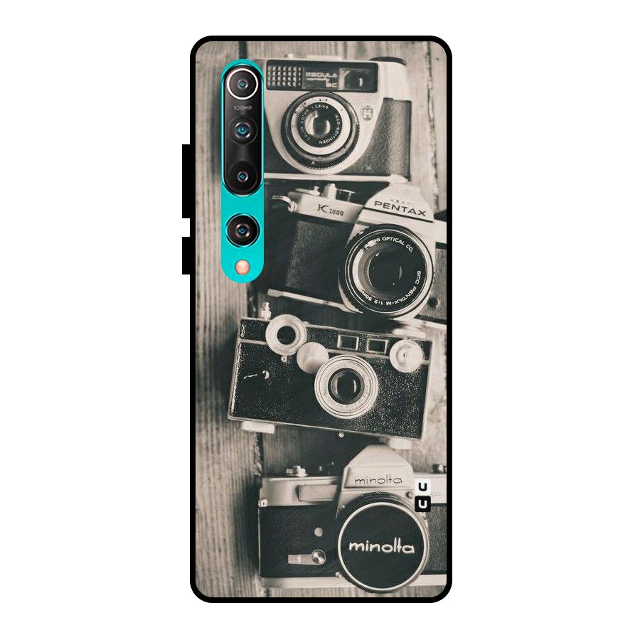 Vintage Style Shutter Metal Back Case for Mi 10
