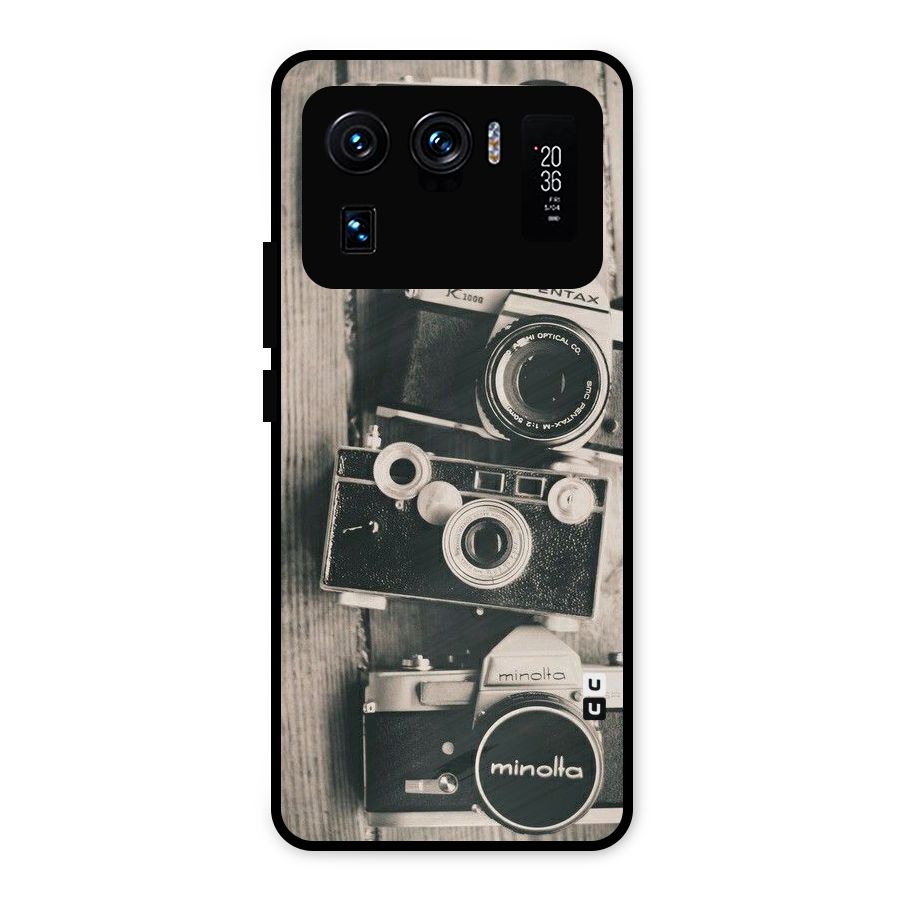 Vintage Style Shutter Metal Back Case for Mi 11 Ultra
