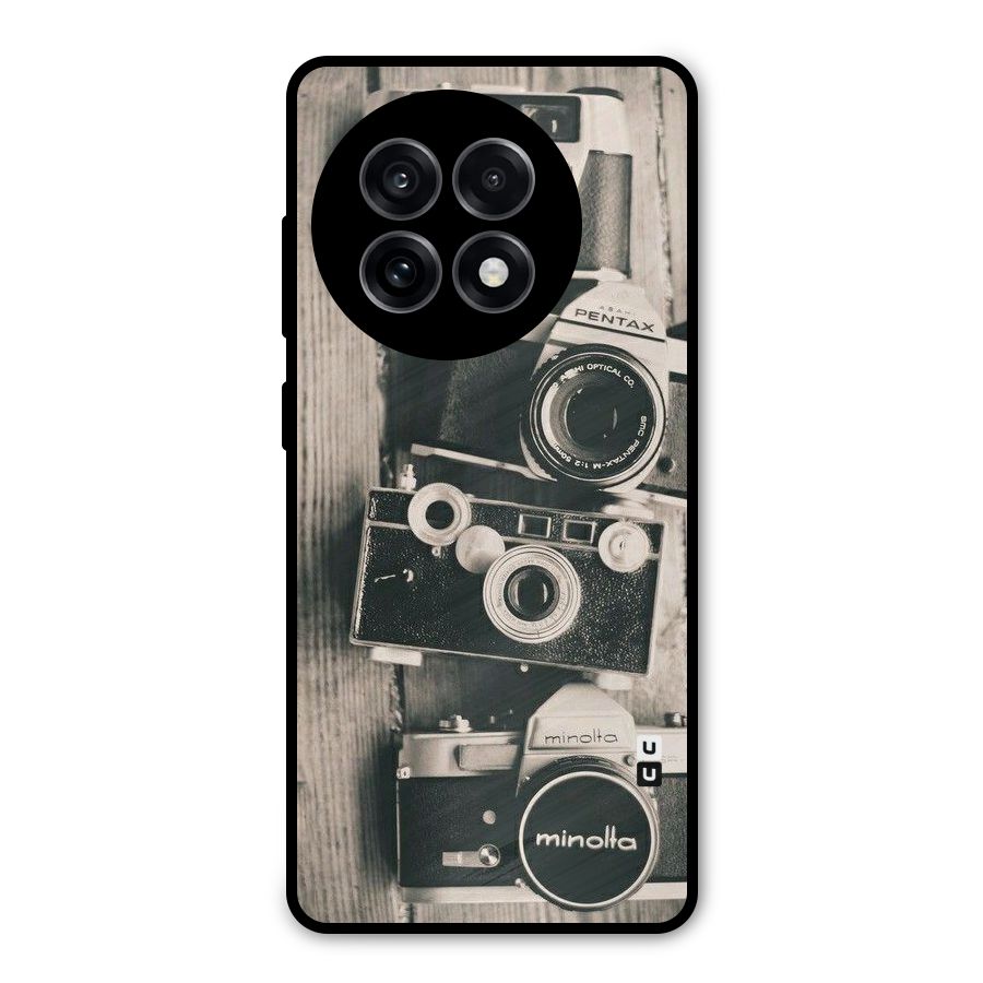 Vintage Style Shutter Metal Back Case for OnePlus 13R