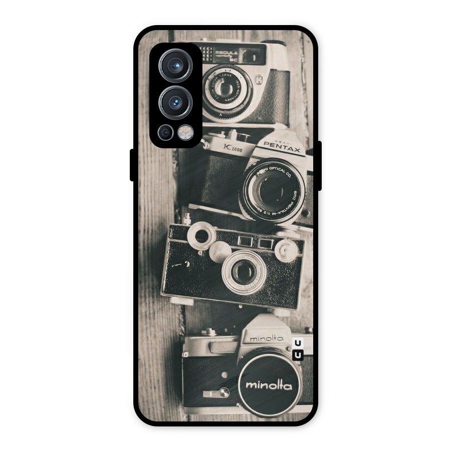 Vintage Style Shutter Metal Back Case for OnePlus Nord 2 5G