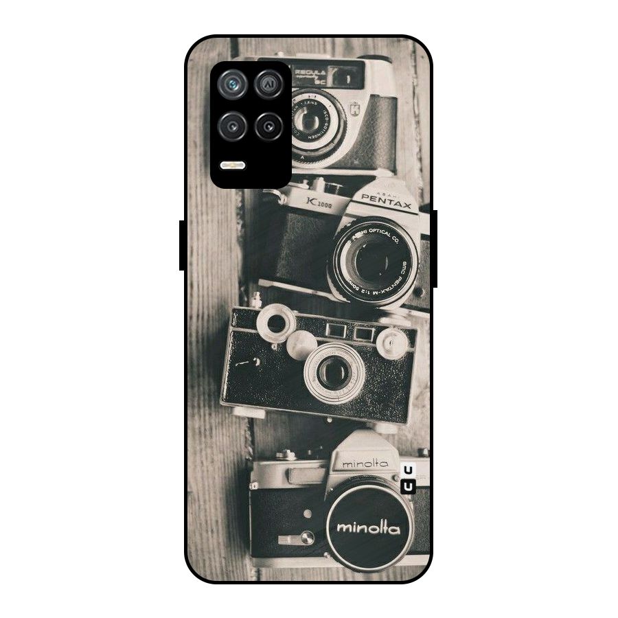 Vintage Style Shutter Metal Back Case for Realme 9 5G