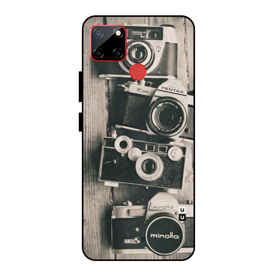Vintage Style Shutter Metal Back Case for Realme C12