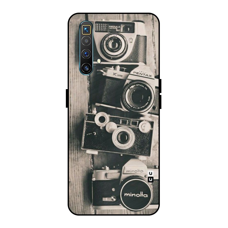Vintage Style Shutter Metal Back Case for Realme X3