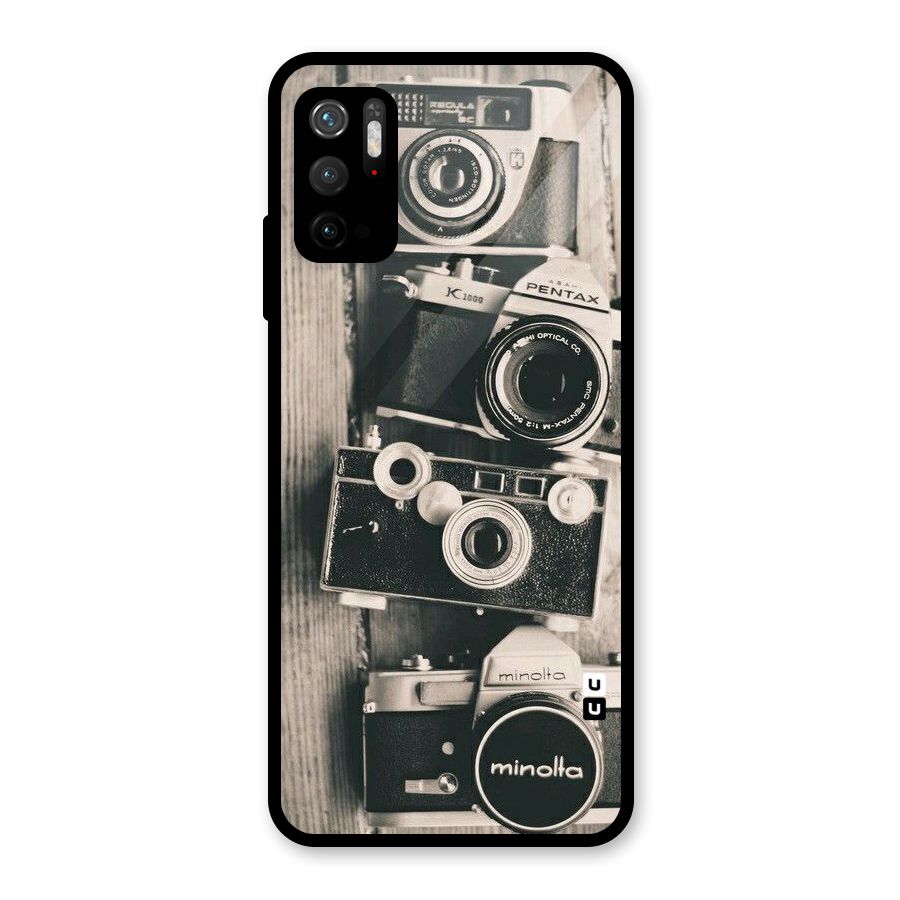 Vintage Style Shutter Metal Back Case for Redmi Note 10T 5G