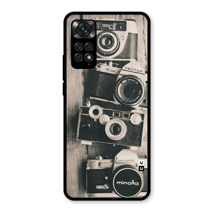 Vintage Style Shutter Metal Back Case for Redmi Note 11s