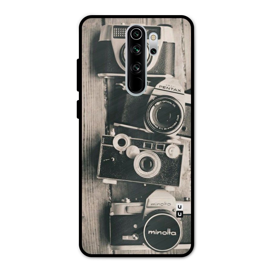Vintage Style Shutter Metal Back Case for Redmi Note 8 Pro
