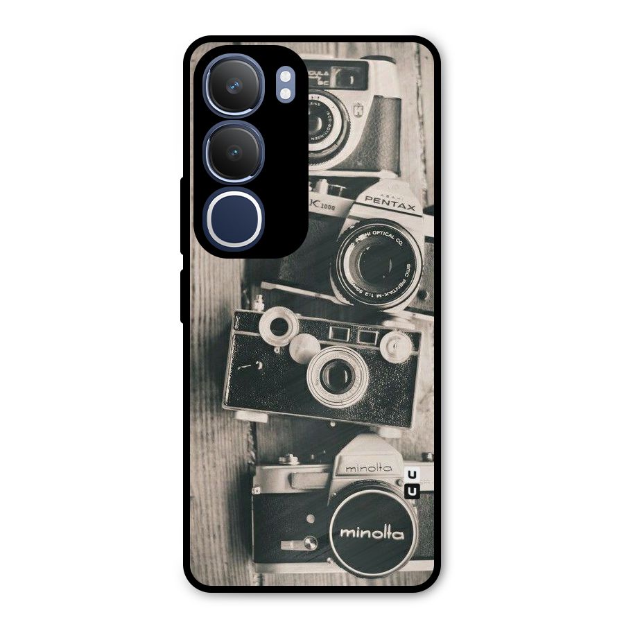 Vintage Style Shutter Metal Back Case for Vivo Y29