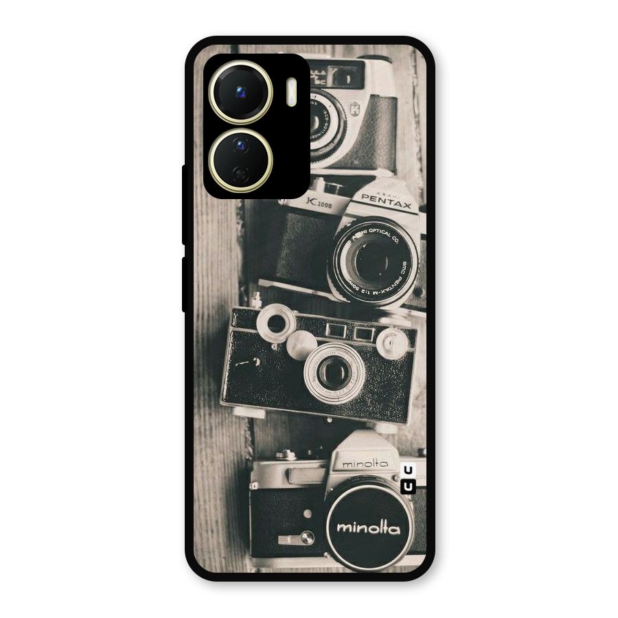 Vintage Style Shutter Metal Back Case for Vivo Y56
