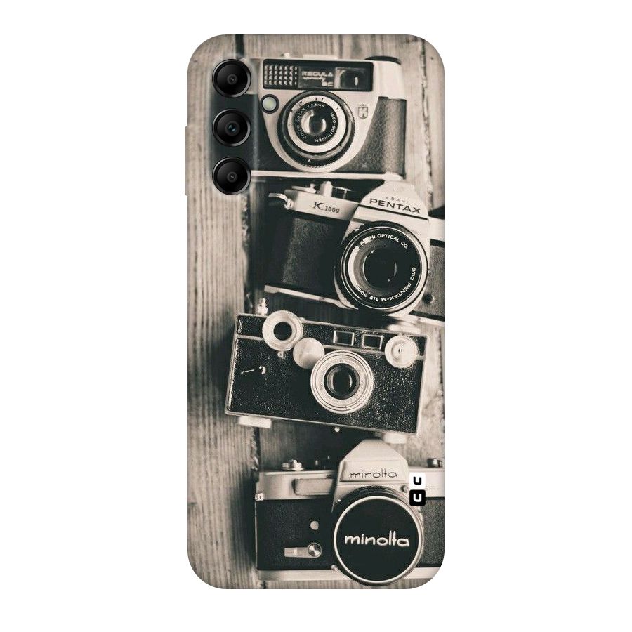 Vintage Style Shutter Original Polycarbonate Back Case for Galaxy A14 5G
