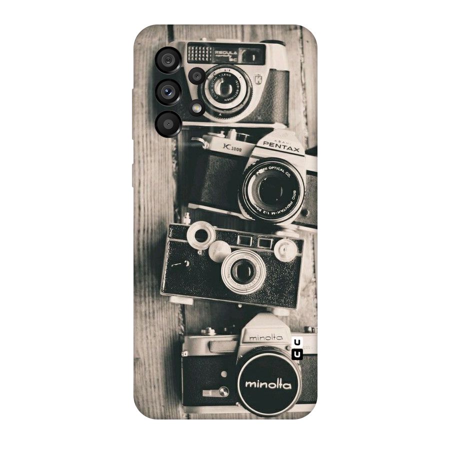 Vintage Style Shutter Original Polycarbonate Back Case for Galaxy A73 5G