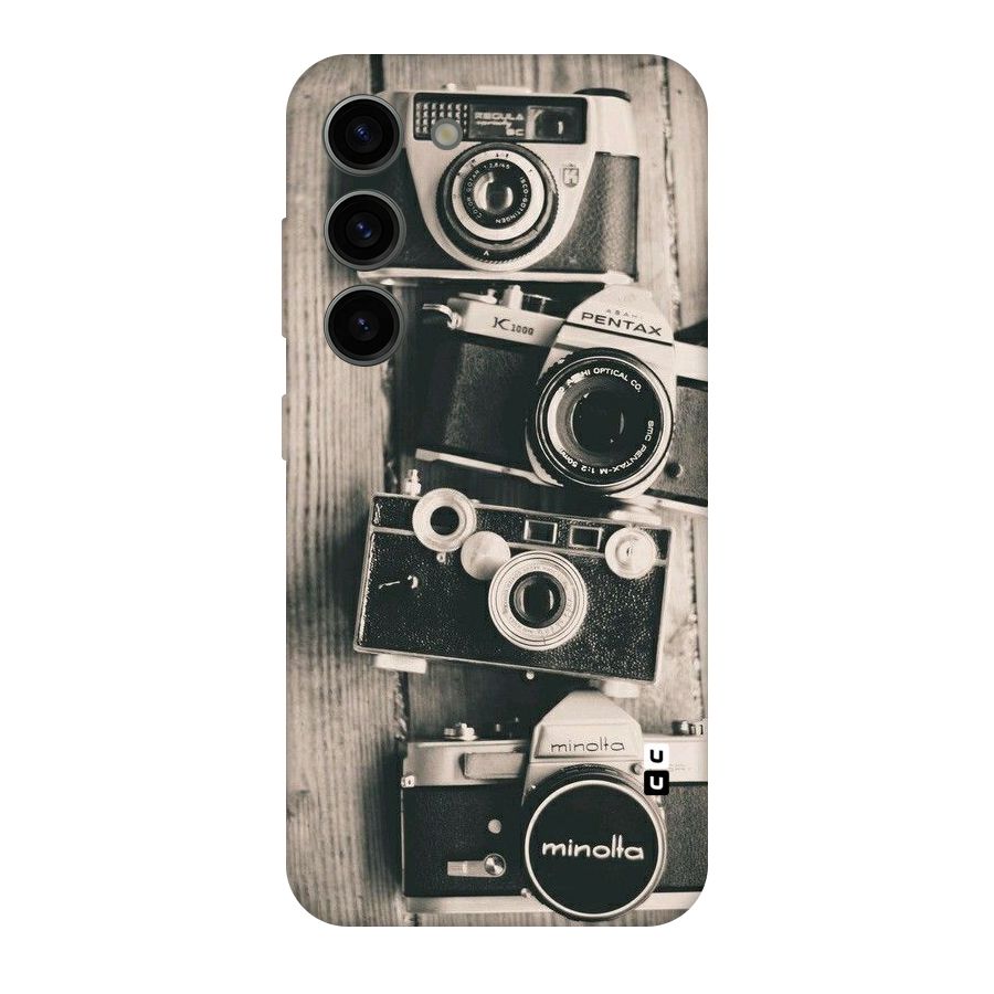 Vintage Style Shutter Original Polycarbonate Back Case for Galaxy S23