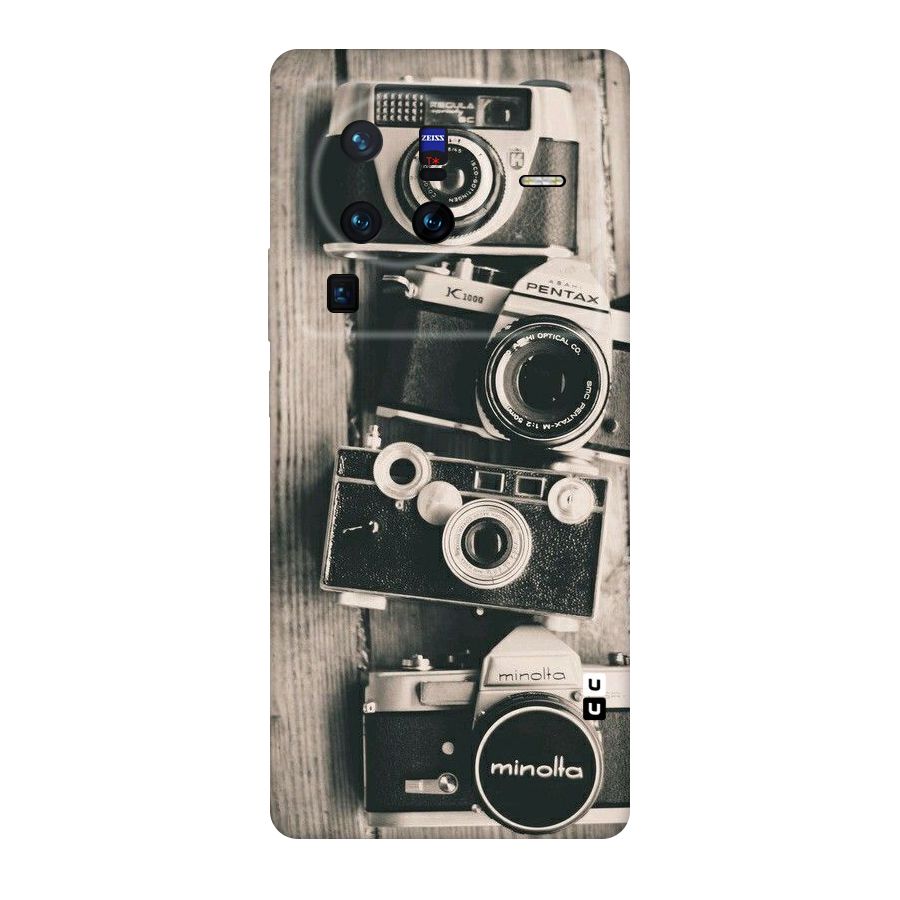 Vintage Style Shutter Original Polycarbonate Back Case for Vivo X80