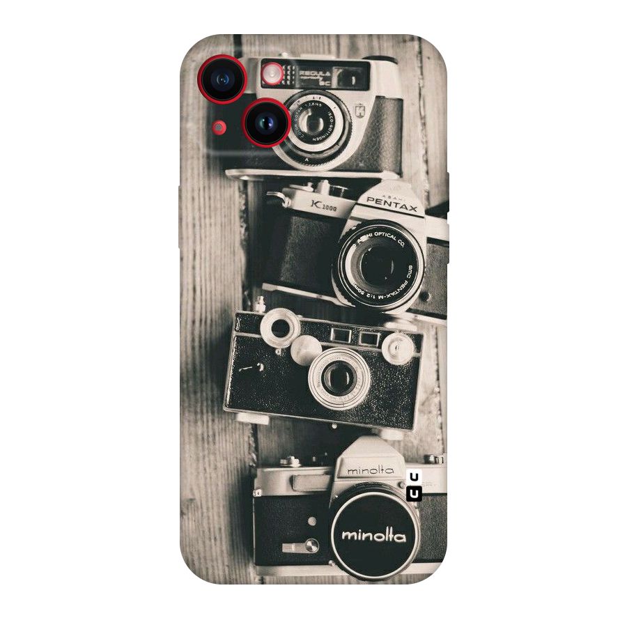 Vintage Style Shutter Original Polycarbonate Back Case for iPhone 14 Plus