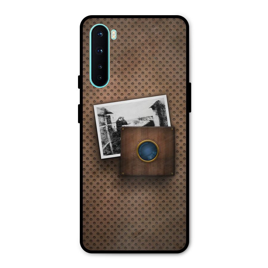 Vintage Wood Camera Metal Back Case for OnePlus Nord