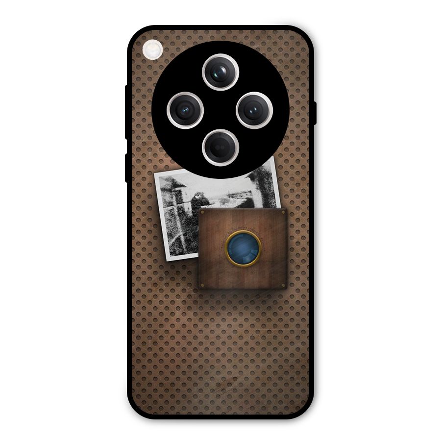 Vintage Wood Camera Metal Back Case for Oppo Find X8