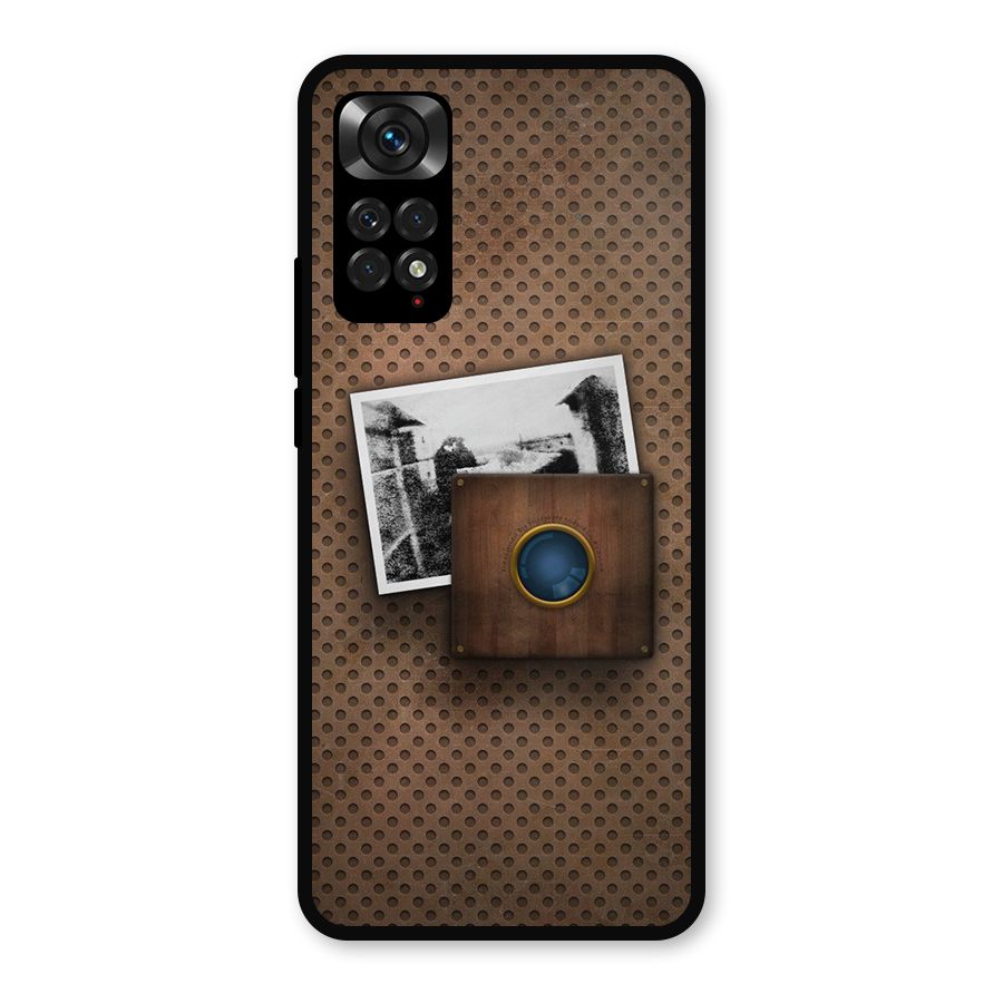Vintage Wood Camera Metal Back Case for Redmi Note 11s