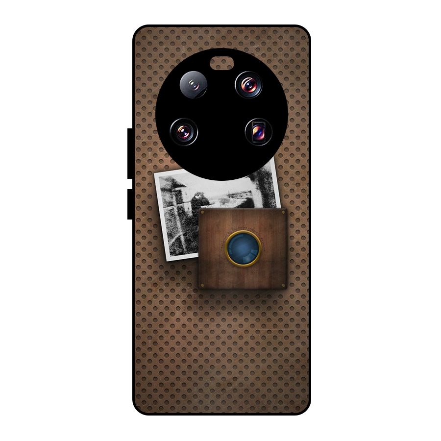 Vintage Wood Camera Metal Back Case for Xiaomi 13 Ultra