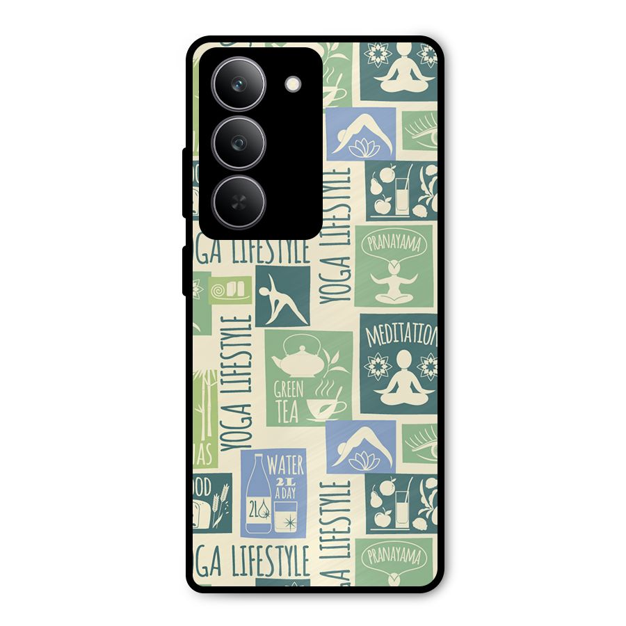 Vintage Yoga Lifestyle Metal Back Case for Realme P3x