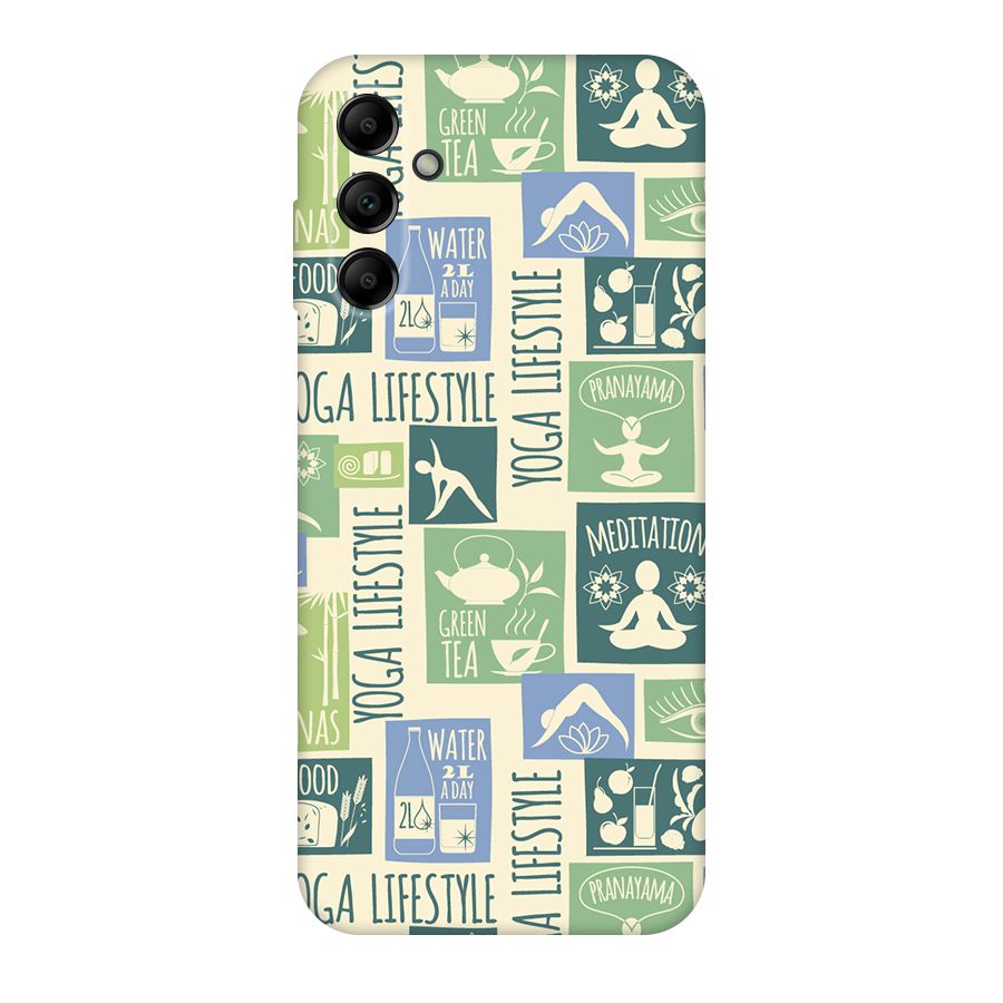 Vintage Yoga Lifestyle Original Polycarbonate Back Case for Galaxy A14 5G