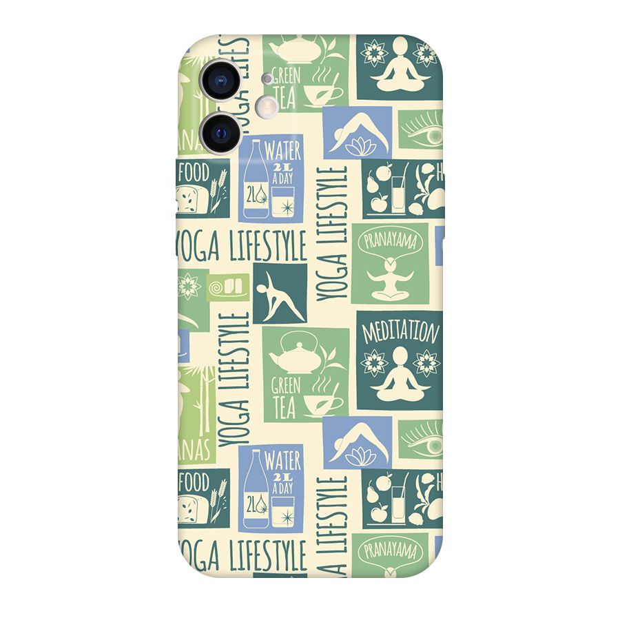 Vintage Yoga Lifestyle Original Polycarbonate Back Case for iPhone 12