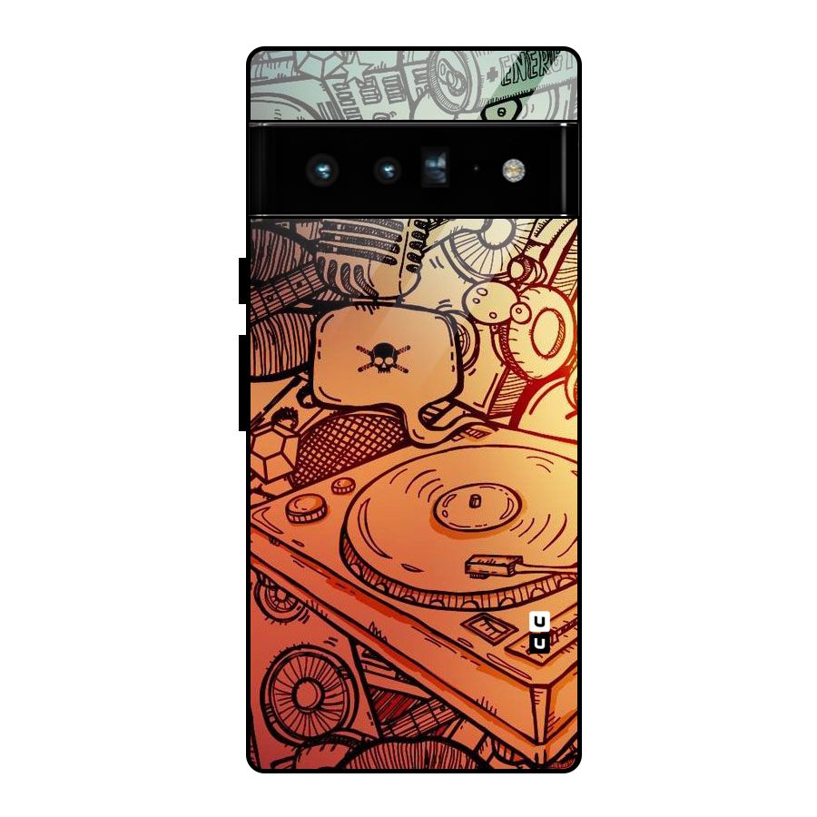 Vinyl Design Glass Back Case for Google Pixel 6 Pro