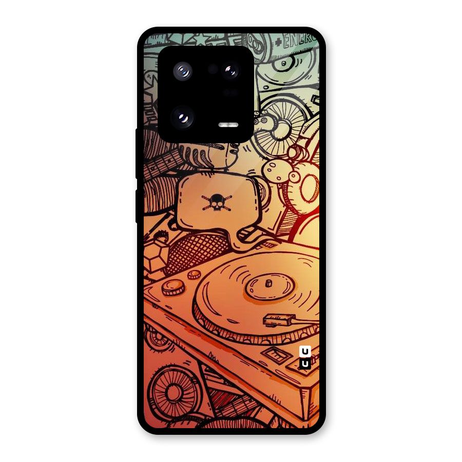 Vinyl Design Glass Back Case for Xiaomi 13 Pro