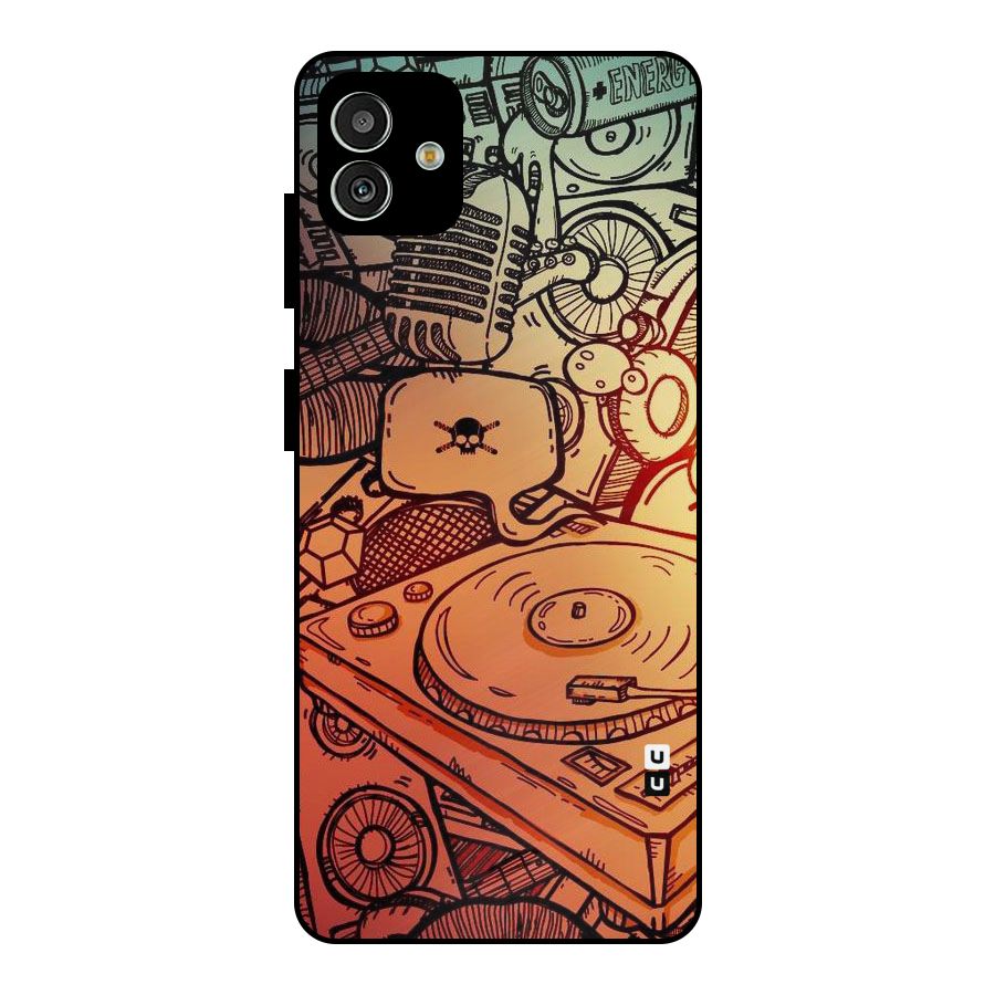 Vinyl Design Metal Back Case for Galaxy M13 5G