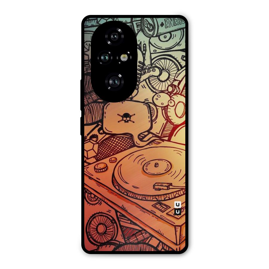Vinyl Design Metal Back Case for Honor 200 Pro