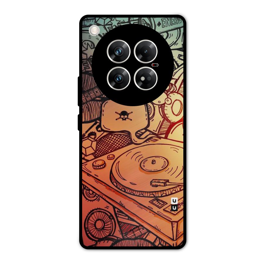 Vinyl Design Metal Back Case for Infinix Zero 40 5G