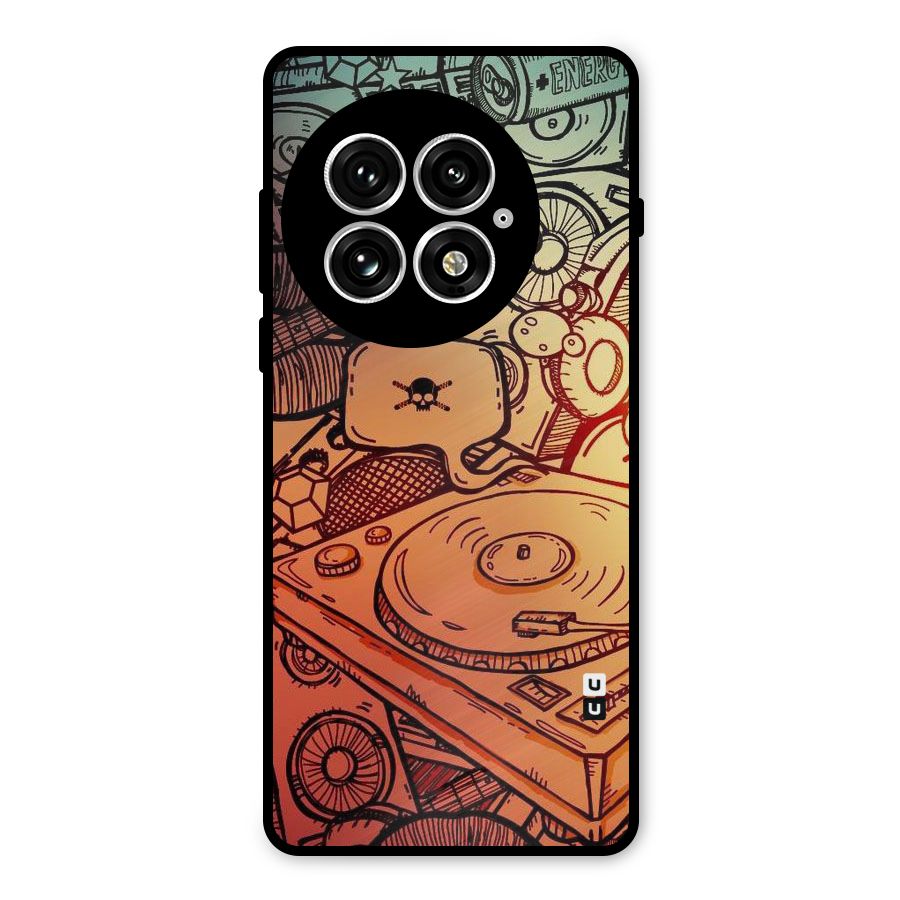 Vinyl Design Metal Back Case for OnePlus 13