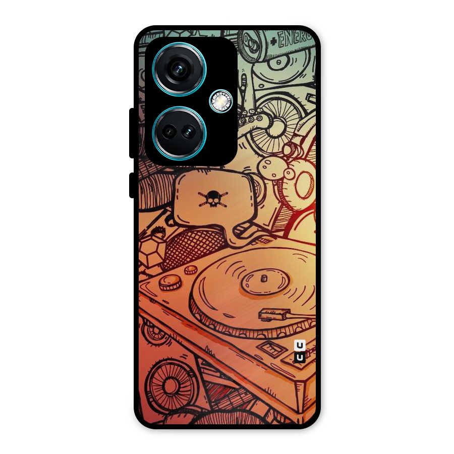 Vinyl Design Metal Back Case for OnePlus Nord CE 3 5G