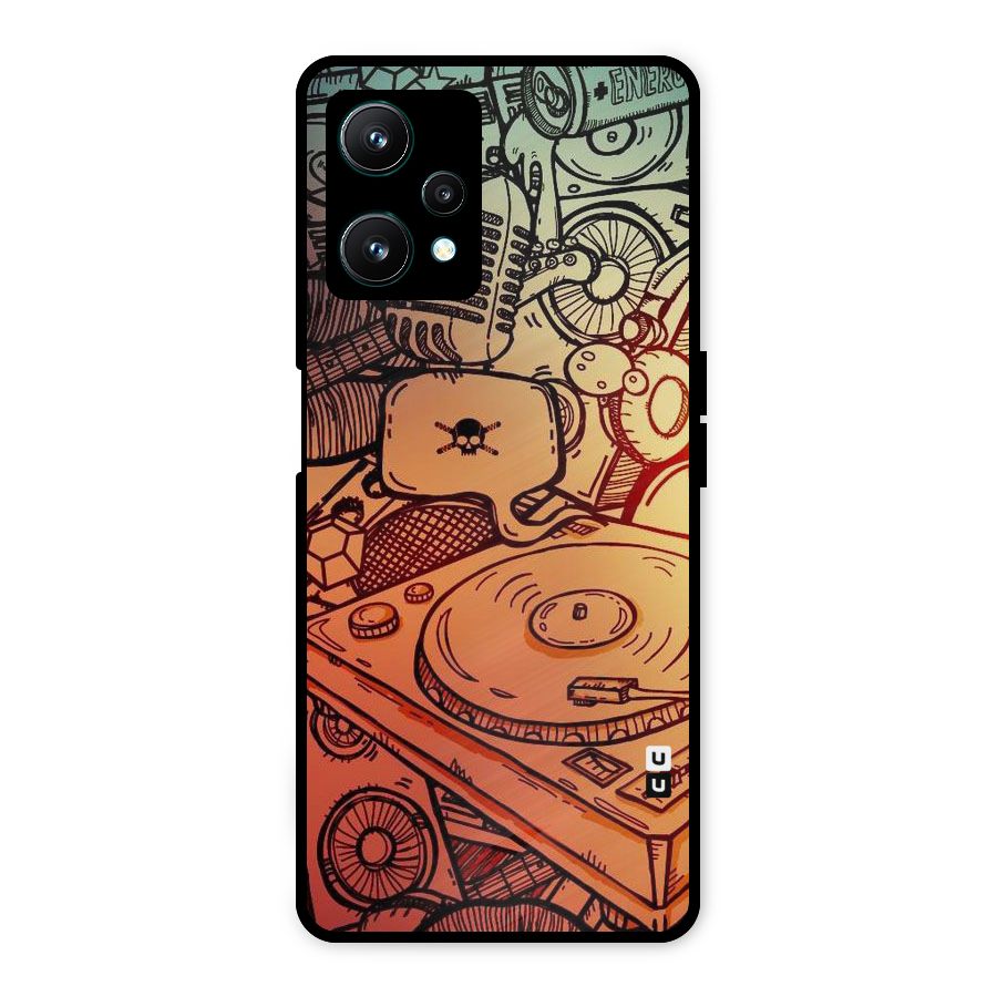 Vinyl Design Metal Back Case for Realme 9 Pro 5G