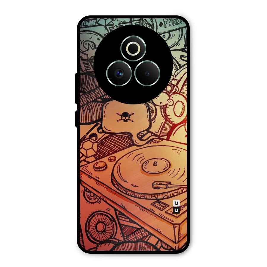 Vinyl Design Metal Back Case for Realme P3 Pro
