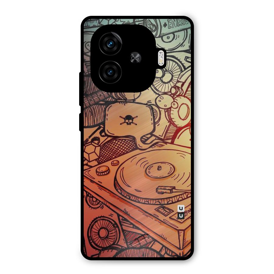 Vinyl Design Metal Back Case for iQOO Neo 10R