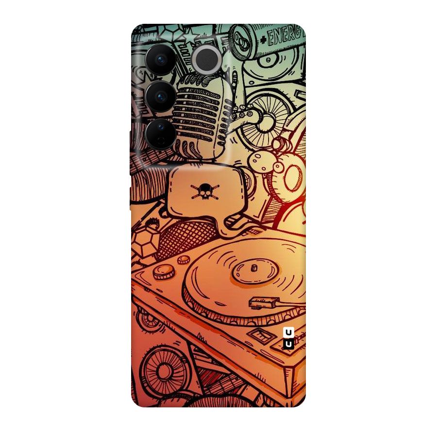 Vinyl Design Original Polycarbonate Back Case for Vivo V27