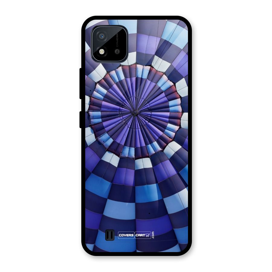 Violet Wonder Glass Back Case for Realme C11 2021