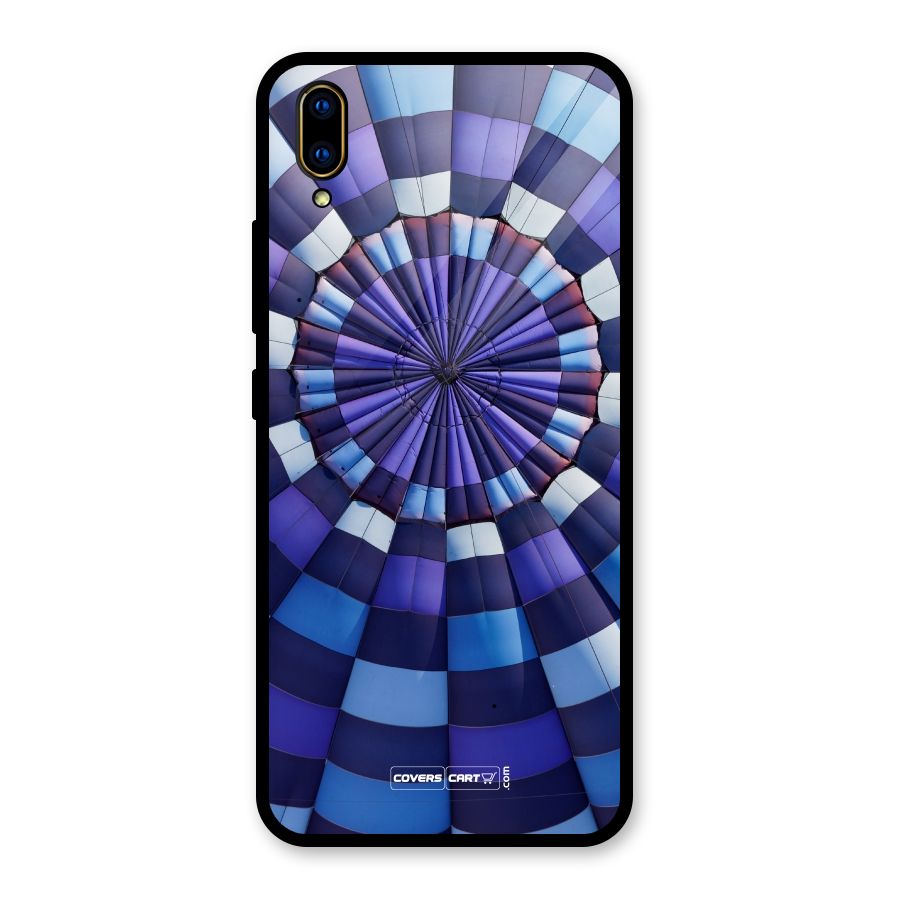 Violet Wonder Glass Back Case for Vivo V11 Pro