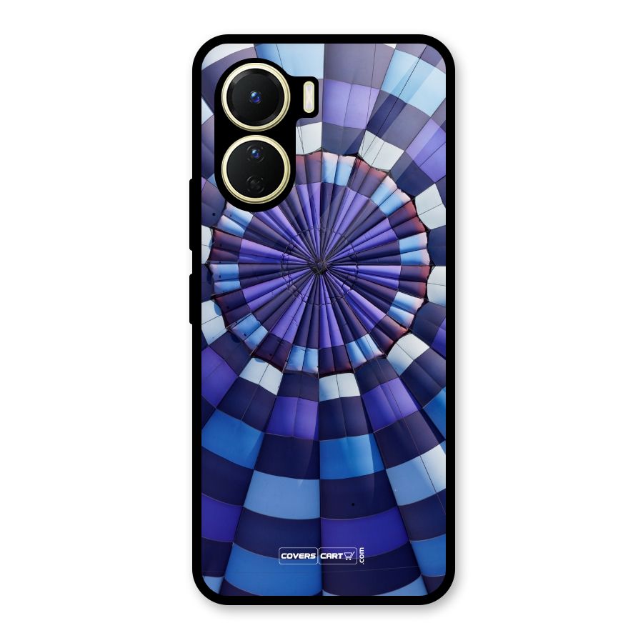 Violet Wonder Glass Back Case for Vivo Y16