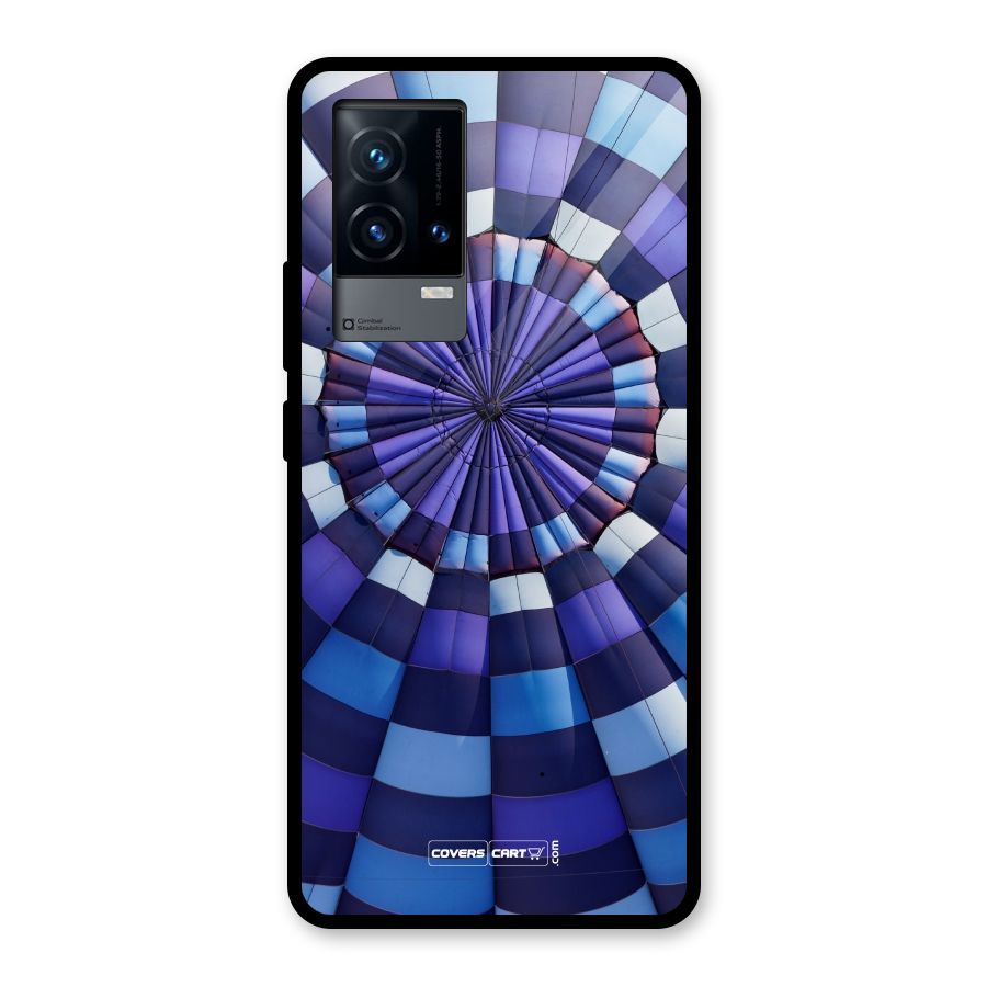 Violet Wonder Glass Back Case for iQOO 9 5G