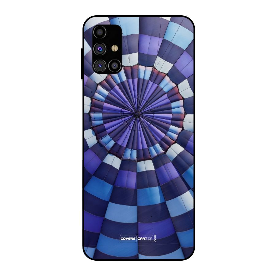 Violet Wonder Metal Back Case for Galaxy M31s